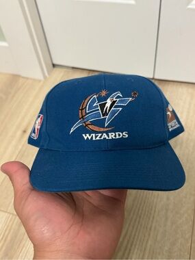 Wizards Blue Team Logo Snapback Hat